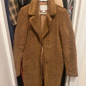 Carolina Belle Brown Textured Coat